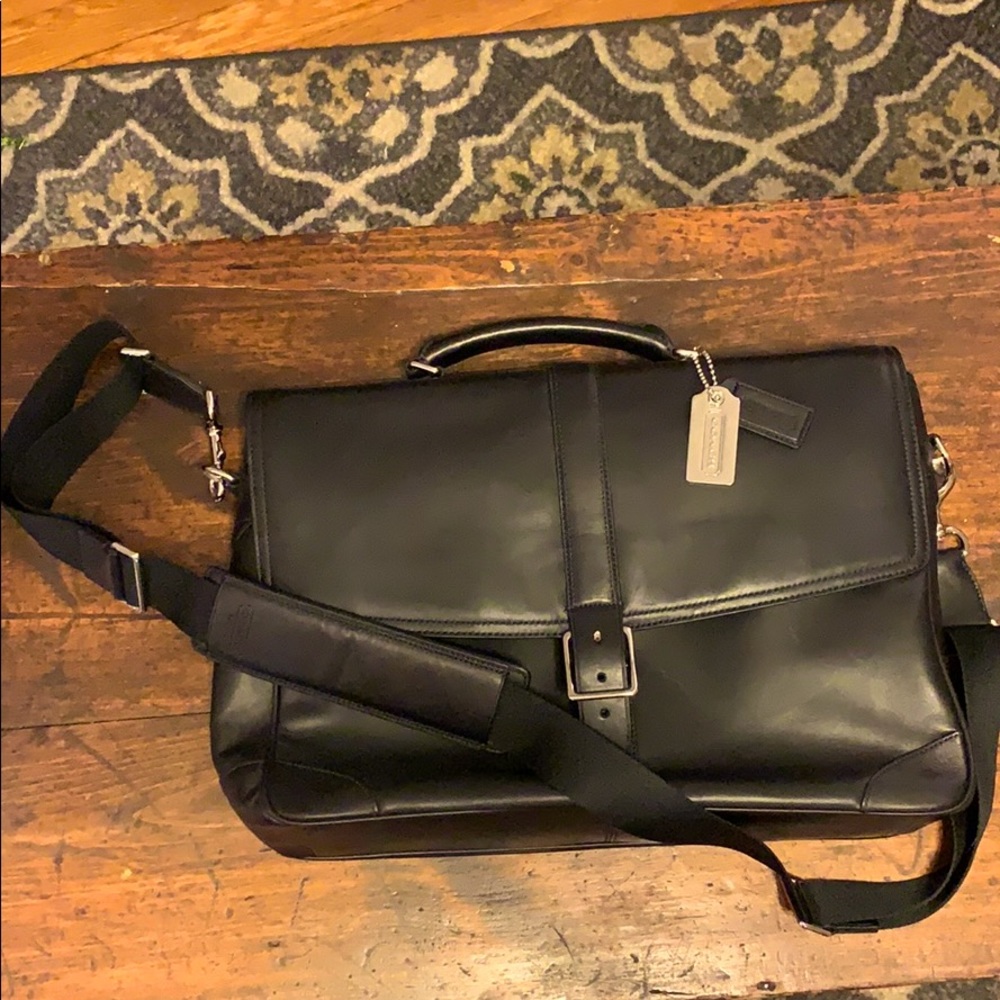 Black Leather Briefcase
